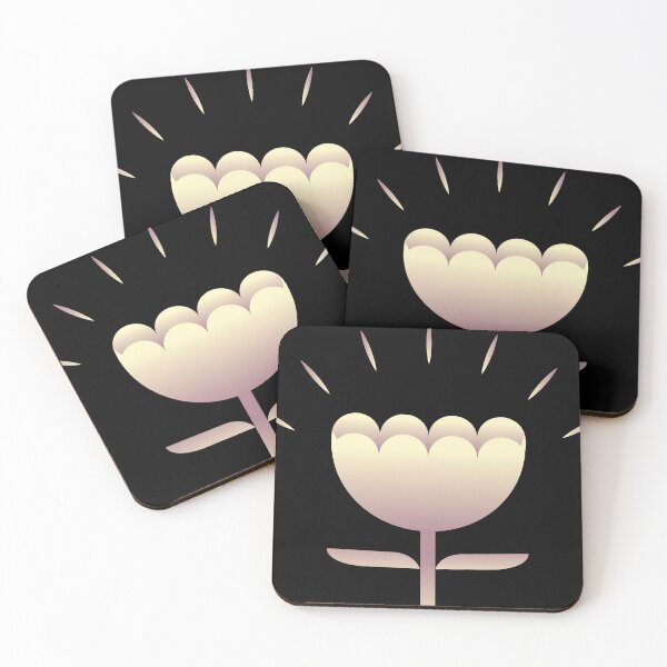 Item preview, Elegant Glowing Tulip Minimalist Pastel Flower Art designed and sold by ZorianArt.