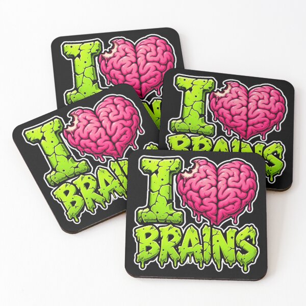 Item preview, Zombie Brains Pink Brain Horror designed and sold by anapldv.