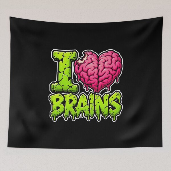 Item preview, Zombie Brains Pink Brain Horror designed and sold by anapldv.