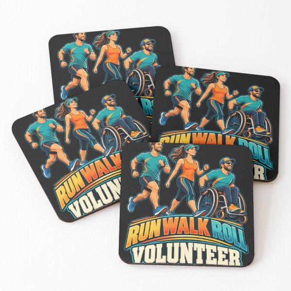 Item preview, Run Walk Roll Volunteer Inclusive Fitness designed and sold by anapldv.