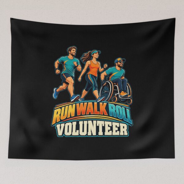 Item preview, Run Walk Roll Volunteer Inclusive Fitness designed and sold by anapldv.