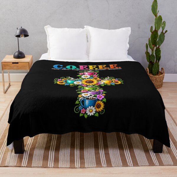 Item preview, Christian Coffee Forgiveness Floral designed and sold by anapldv.