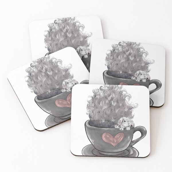 Item preview, Bunny in a tea cup designed and sold by kammilla.