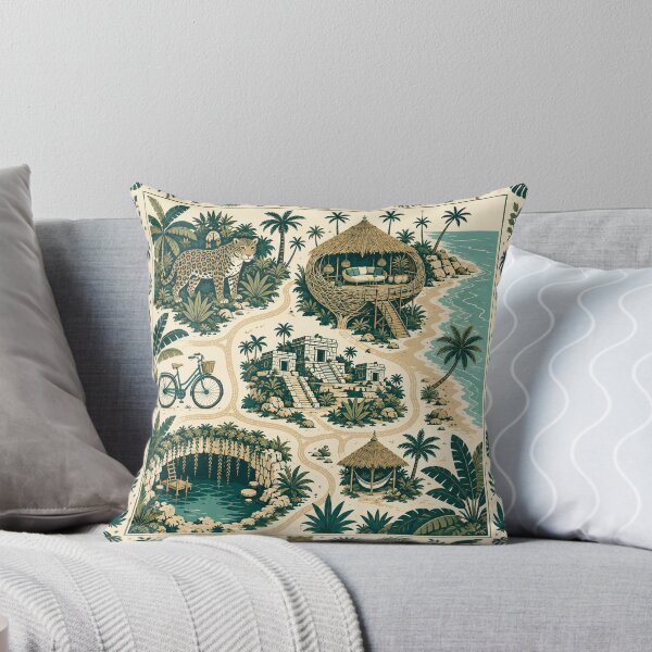 Item preview, Tulum map designed and sold by Tania Uvalle.