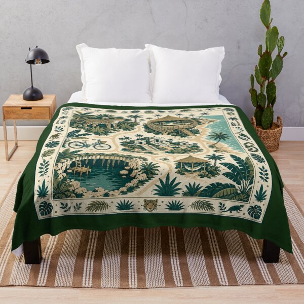 Item preview, Tulum map designed and sold by Tania Uvalle.