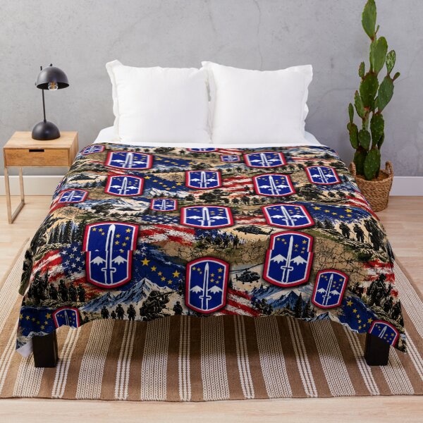 Item preview, 172nd infantry brigade Patriotic Arctic Military Patchwork designed and sold by Military Insignia Products.