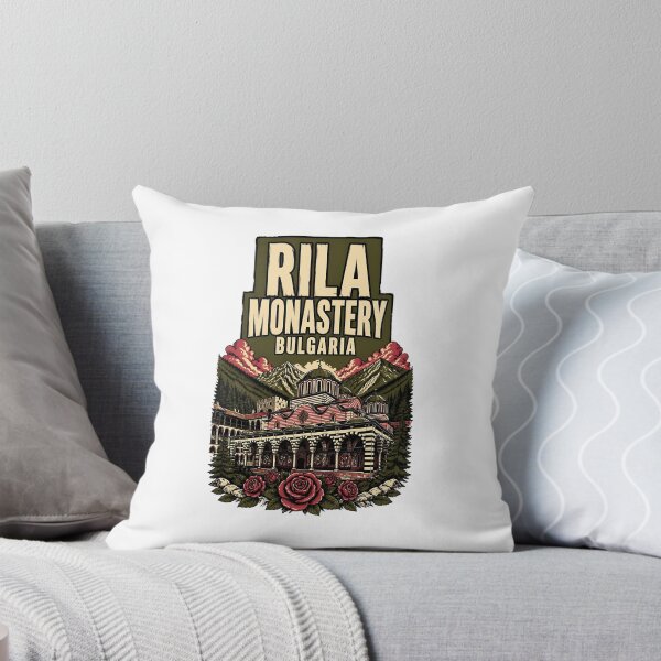 Item preview, Rila Monastery Bulgaria Vintage Travel Tourism designed and sold by TravelersGems.
