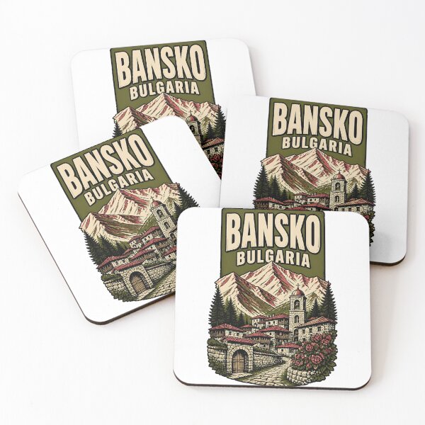Item preview, Bansko Bulgaria Vintage Travel Tourism designed and sold by TravelersGems.