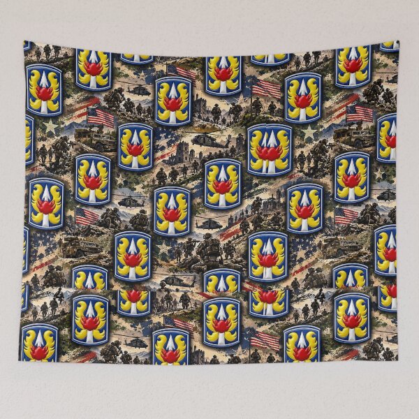 Item preview, 199th infantry brigade Tactical Emblems on Battlefield Camouflage designed and sold by Military Insignia Products.
