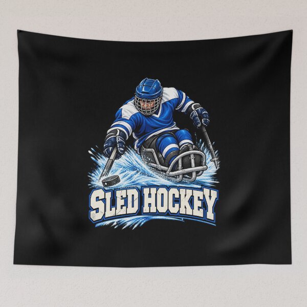 Item preview, Sled Hockey Player Action designed and sold by anapldv.