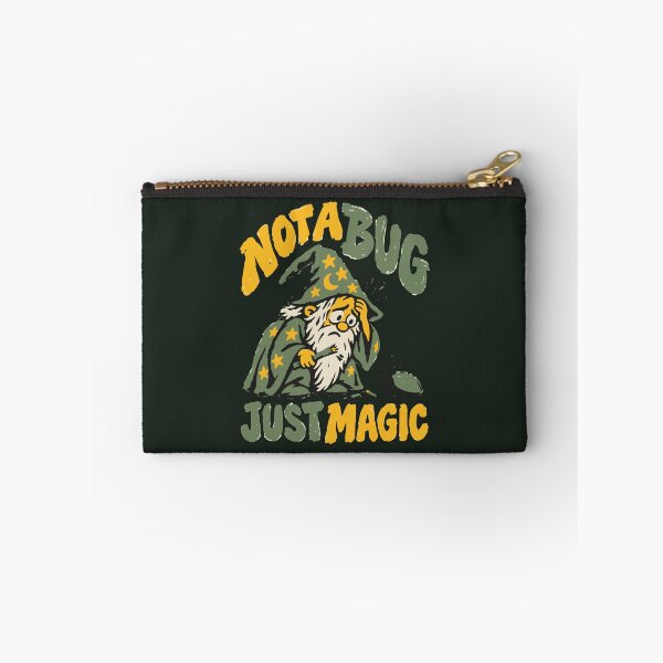 Item preview, Not a Bug Just Magic – Confused Wizard Programmer designed and sold by OpenFieldNotes.