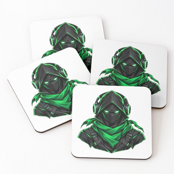Item preview, Green Ninja with Headphones Neon Music Art designed and sold by T0LD Studio.
