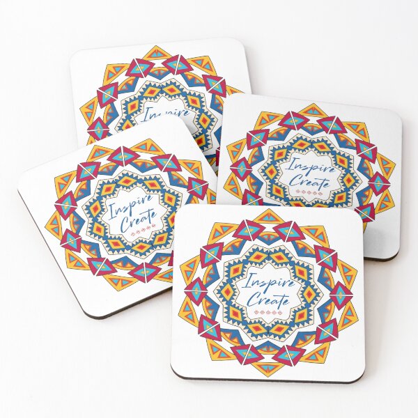 Item preview, Sunfire Inspire Mandala designed and sold by Dancingrabbit Studio.