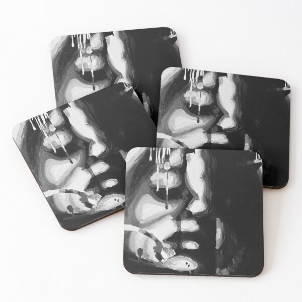 Item preview, Unfixed Black and White Abstract Portrait designed and sold by CheHojas.