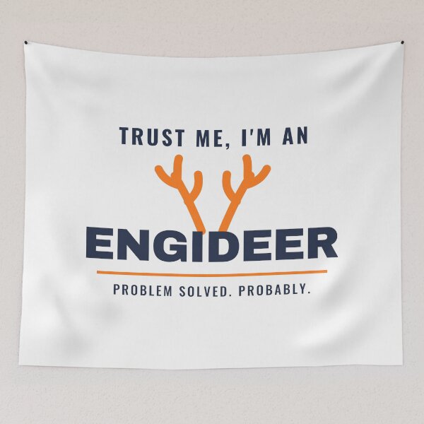 Item preview, Trust Me, I'm an Engideer - Antler Typography designed and sold by SailWolf--.