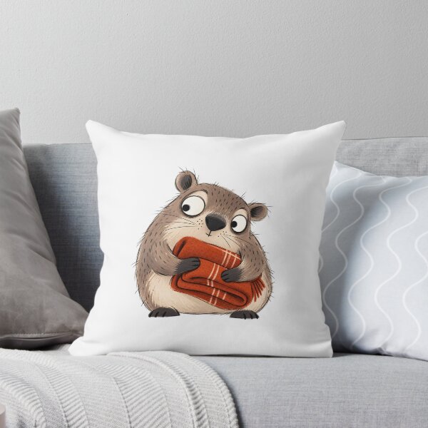 Item preview, Rock Hyrax with a Folded Winter Blanket designed and sold by The-Art-of-D.