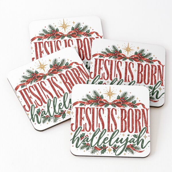 Item preview, Happy Birthday Jesus, Retro Christian Christmas, Jesus Is Born Religious Holiday Quote, Cute Preppy Christmas Aesthetic, Vintage Faith Celebration designed and sold by Quiajia.