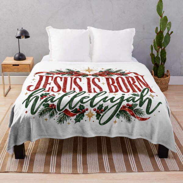 Item preview, Happy Birthday Jesus, Retro Christian Christmas, Jesus Is Born Religious Holiday Quote, Cute Preppy Christmas Aesthetic, Vintage Faith Celebration designed and sold by Quiajia.