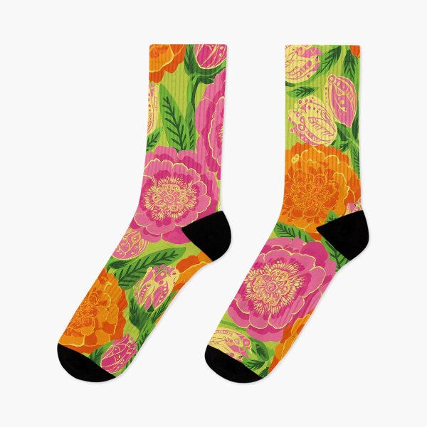Item preview, Exotic Garden Blooming Flowers Pattern 04 designed and sold by The Design Asset Station.