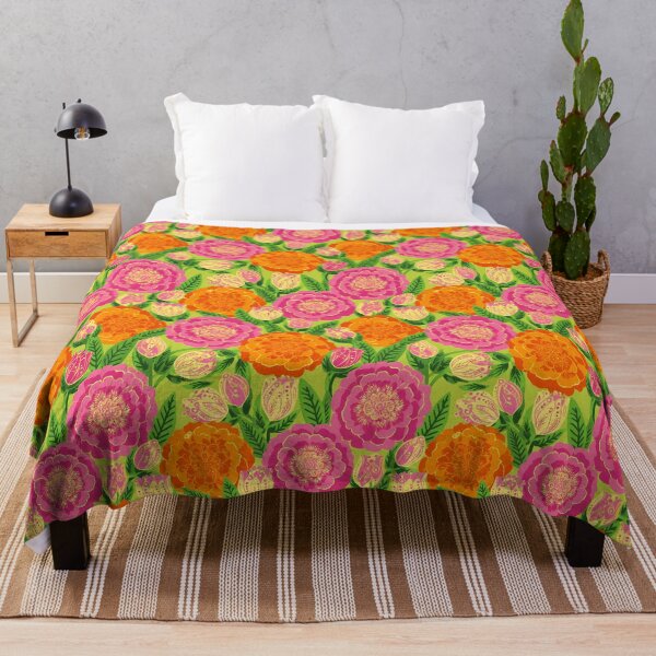 Item preview, Exotic Garden Blooming Flowers Pattern 04 designed and sold by The Design Asset Station.