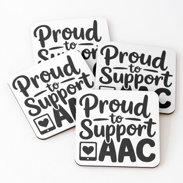 Item preview, Proud to Support AAC designed and sold by theartfulaspie.