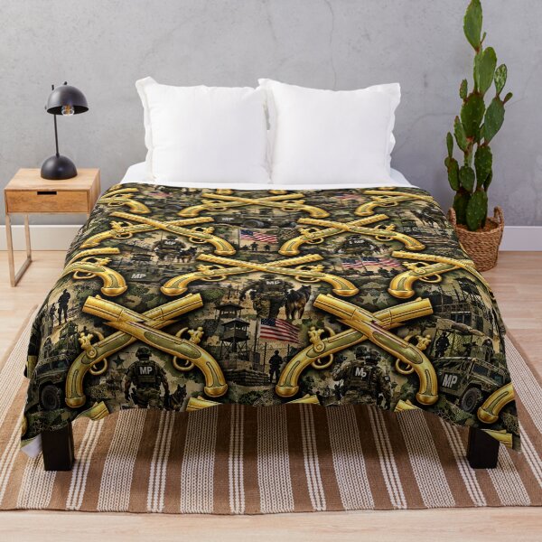 Item preview, Gold MP Pistols Military Camouflage Pattern designed and sold by Military Insignia Products.