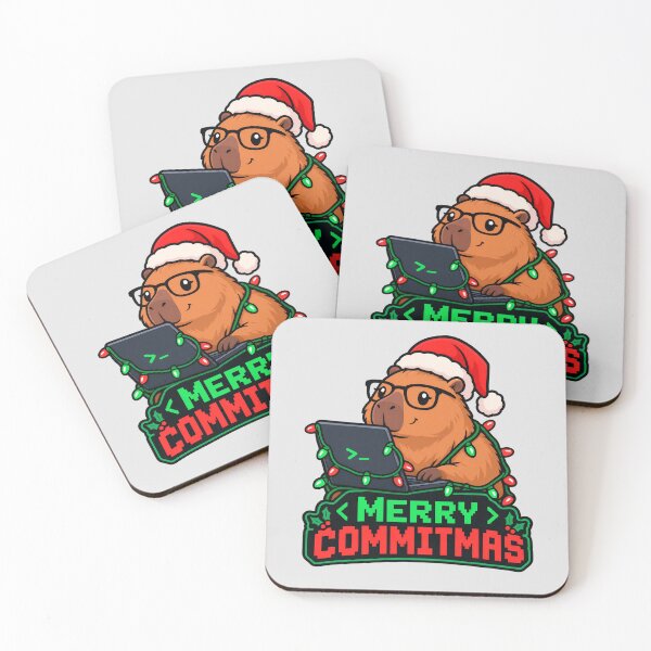 Item preview, Merry Commitmas Capybara Programmer designed and sold by pattman.