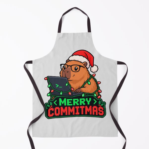Item preview, Merry Commitmas Capybara Programmer designed and sold by pattman.
