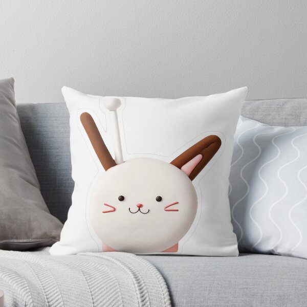 Item preview, Cute 3D White Rabbit Head designed and sold by For-Cat Studio.