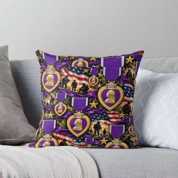 Item preview, Patriotic Purple Heart Military Collage designed and sold by Military Insignia Products.