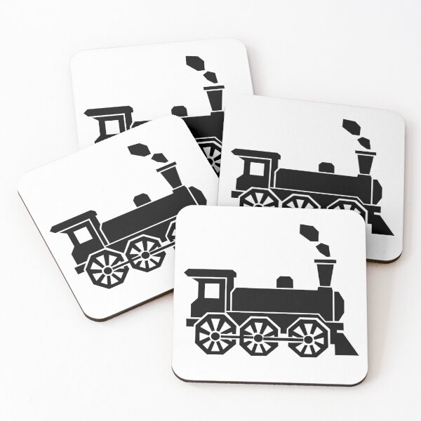Item preview, Full Steam Ahead – Geometric Steam Locomotive designed and sold by matybrak.