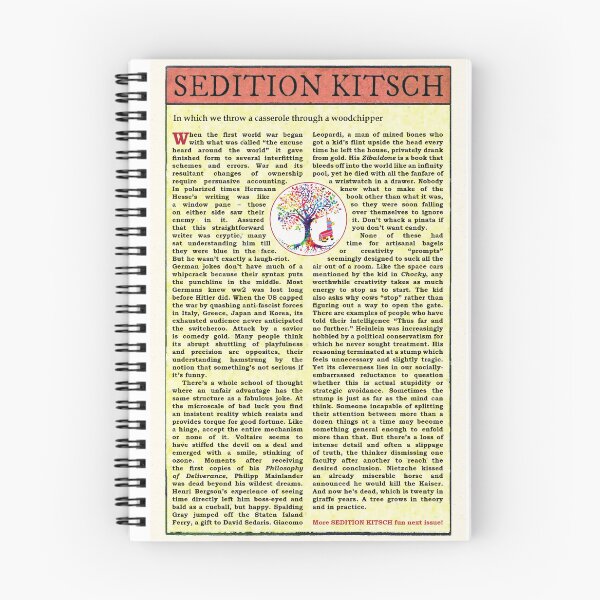 Item preview, Sedition Kitsch designed and sold by AylettClobber.
