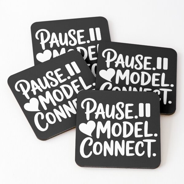 Item preview, Pause. Model. Connect. designed and sold by theartfulaspie.