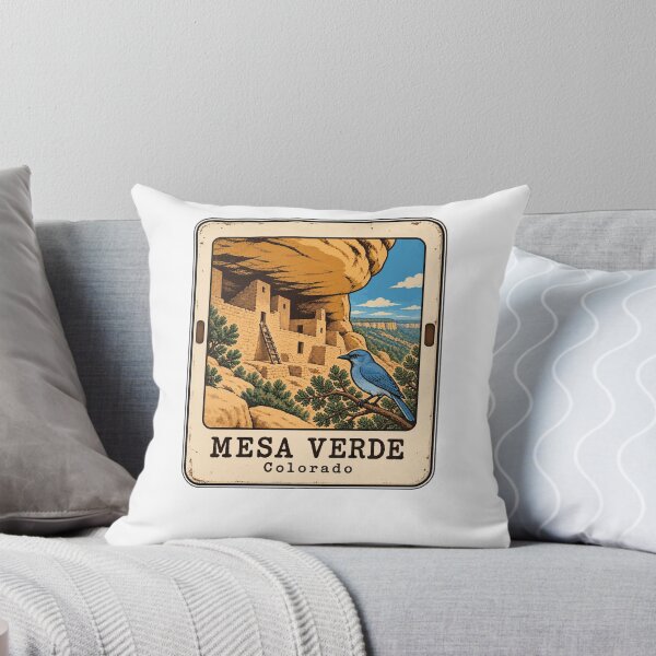 Item preview, Mesa Verde Colorado Cliff Dwelling Slide Mount Scrub Jay Canyon Vintage Travel Souvenir designed and sold by North Shore Prints.