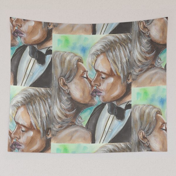 Item preview, Brad Pitt and Claire Forlani in Meet Joe Black designed and sold by icongallery.