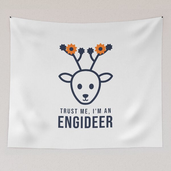 Item preview, Trust Me, I'm an Engideer - Gear Antler Deer designed and sold by SailWolf--.