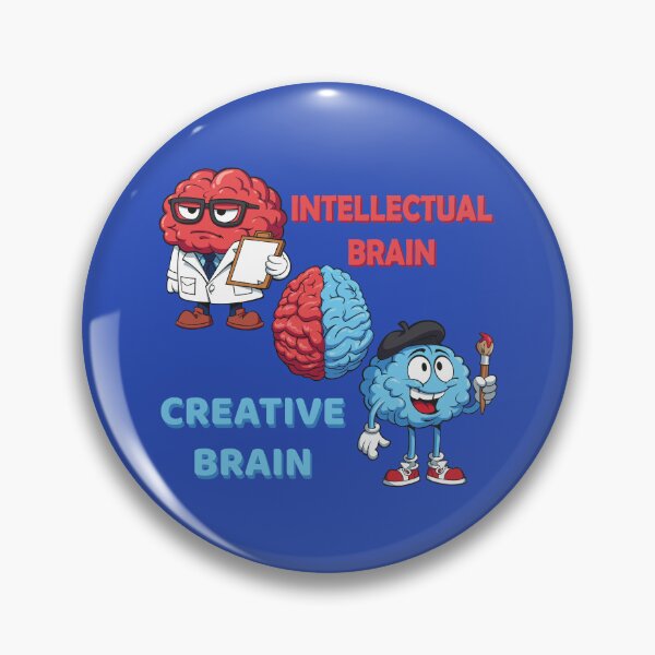 Item preview, Intellectual Brain vs Creative Brain – Logic vs Imagination designed and sold by MerlinWear.