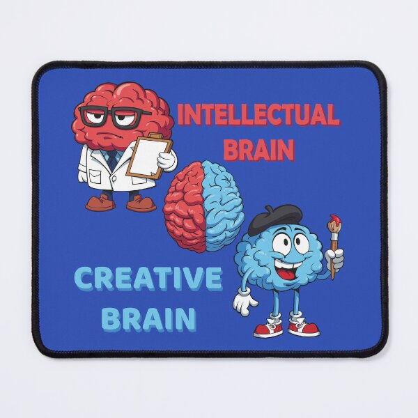 Item preview, Intellectual Brain vs Creative Brain – Logic vs Imagination designed and sold by MerlinWear.