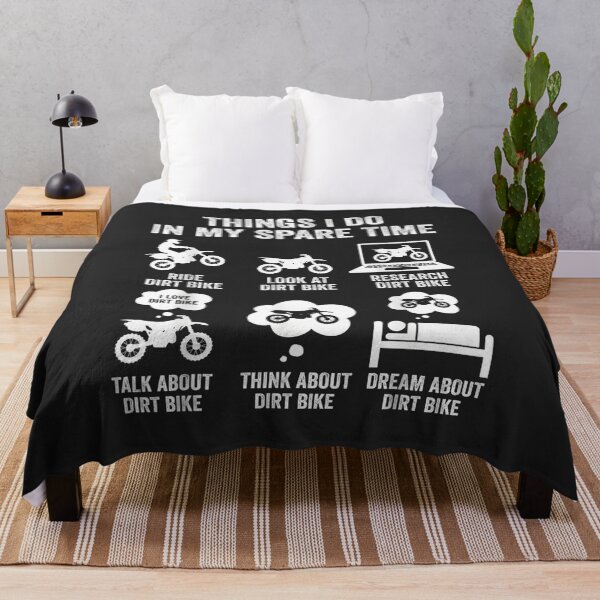Item preview, Things I Do In My Spare Time Ride Dirt Bike Motocross MX designed and sold by BUNNIES-EL.