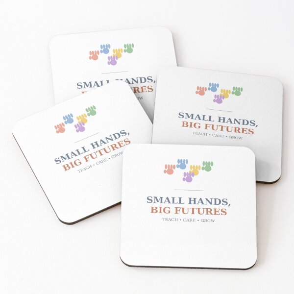 Item preview, Small Hands Big Futures Teacher T-Shirt designed and sold by Paws & Pine Studio.