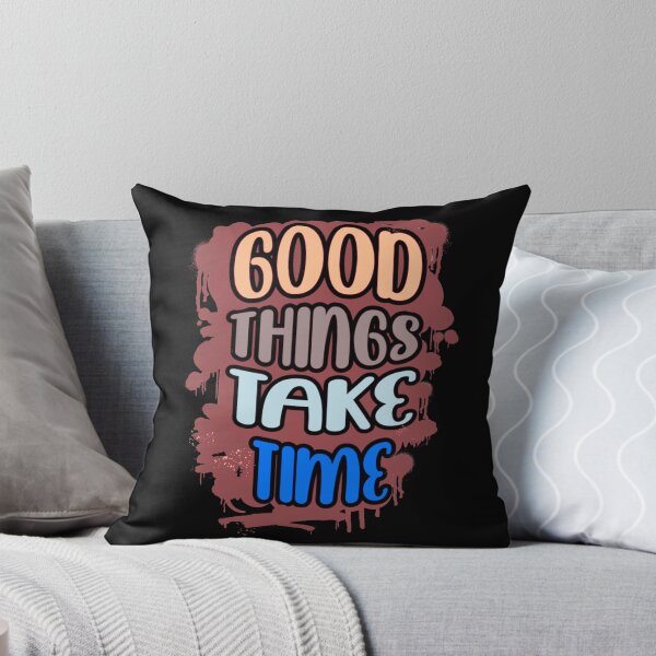 Item preview, Good Things Take Time - Retro Spray Paint Quote Typography (V.5) designed and sold by D-Islamic.
