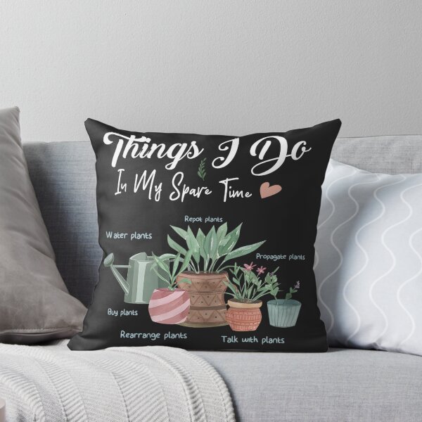 Item preview, Things I Do In My Spare Time Watercolor Plants Gardening designed and sold by BUNNIES-EL.