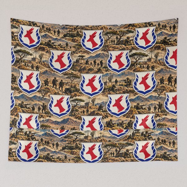 Item preview, Vintage Kagnew Station Desert Emblem Pattern designed and sold by Military Insignia Products.
