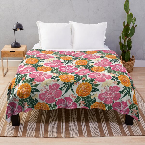 Item preview, Vibrant Tropical Botanical Floral Seamless Pattern 05 designed and sold by The Design Asset Station.