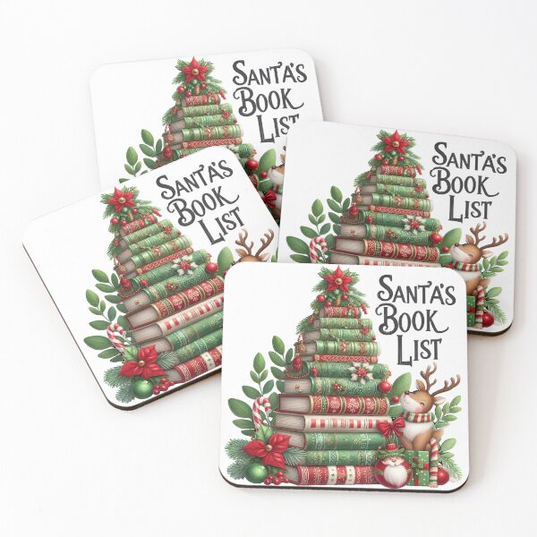 Item preview, Santa's Book List Christmas Book Tree designed and sold by Pattern Arbor .