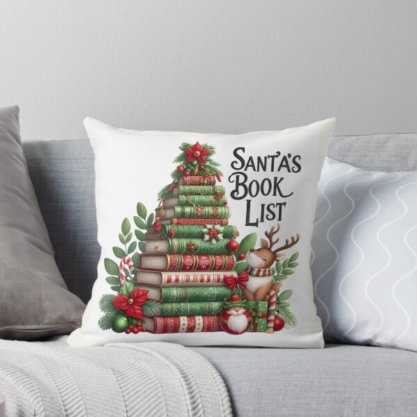 Item preview, Santa's Book List Christmas Book Tree designed and sold by Pattern Arbor .