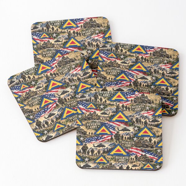 Item preview, Seventh United States Army Gritty Camouflage Pattern designed and sold by Military Insignia Products.