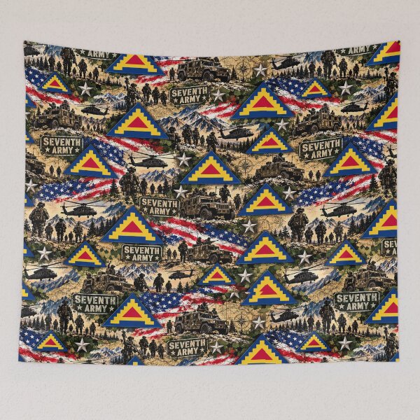 Item preview, Seventh United States Army Gritty Camouflage Pattern designed and sold by Military Insignia Products.
