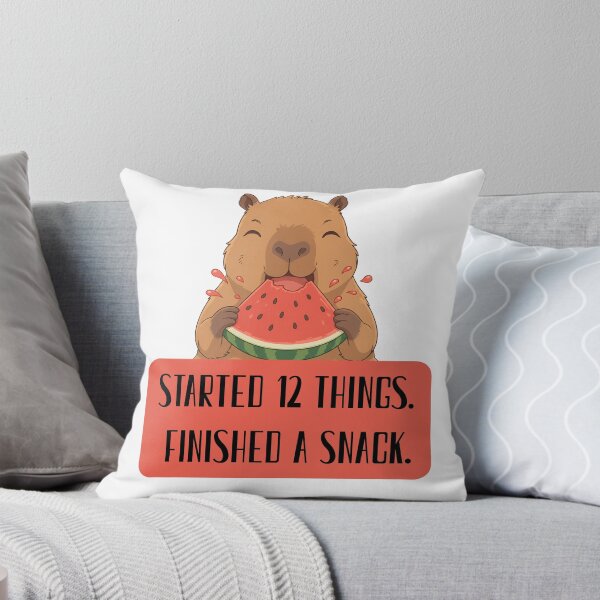 Item preview, Started 12 Things, Finished a Snack – Funny ADHD Humor designed and sold by MerchByPaticzek.