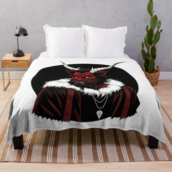 Item preview, Menacing Red Devil Krampus designed and sold by For-Cat Studio.